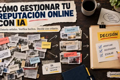 Cómo gestionar la reputación online con IA mediante señales verificadas y decisiones humanas