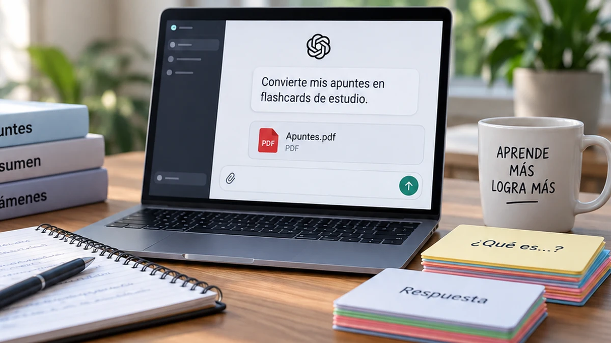Crear flashcards con IA a partir de apuntes y PDF