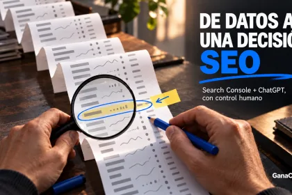 Análisis humano de datos de Google Search Console para convertirlos en una decisión SEO