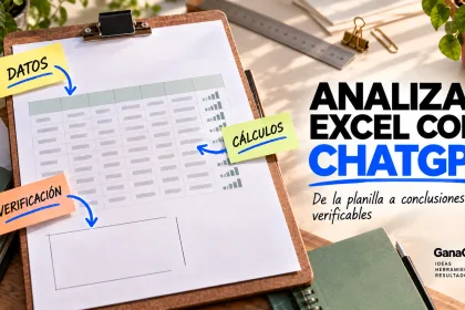 Hoja de Excel analizada con ChatGPT mediante controles de datos, cálculos y verificación